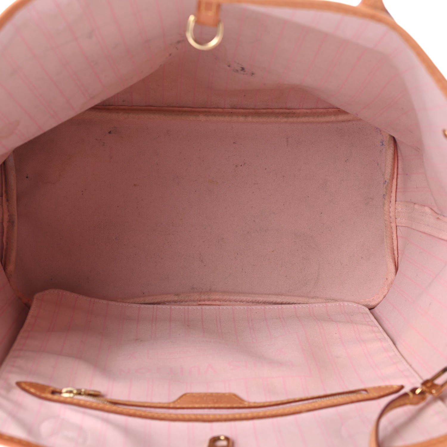 Louis Vuitton Damier Azur Neo Neverfull MM Rose Ballerine 4 of 9