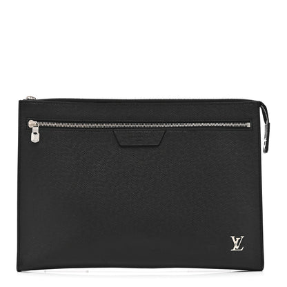 Louis Vuitton Taiga Pochette 24 Heures Black 1 of 9