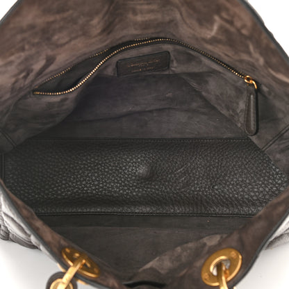 Christian Dior Grained Calfskin Cannage Large Lady Dior Brown 5 of 8