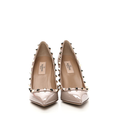 Valentino Garavani Patent Rockstud 100mm Pumps 36.5 Poudre 2 of 9