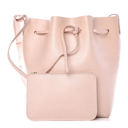 Mansur Gavriel Saffiano Bucket Bag Rosa 1 of 10