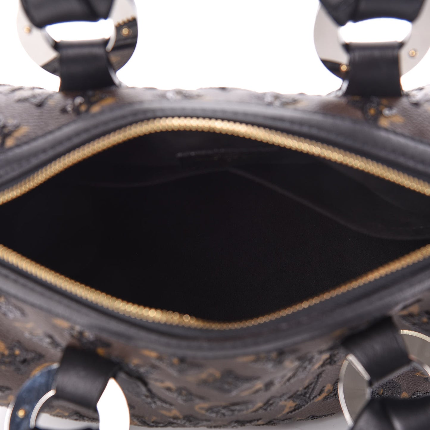 Monogram Sequins Eclipse Speedy 28 Black