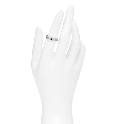 Cartier 18K White Gold 3.5mm LOVE Wedding Band Ring 53 6.25 2 of 5