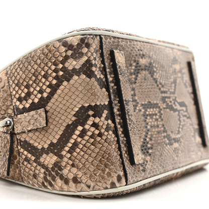 Prada Snakeskin Bowler Beige 9 of 10