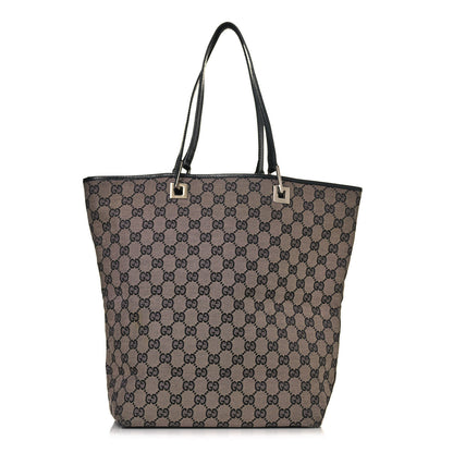 Gucci Monogram Large Bucket Tote Black 1 of 13