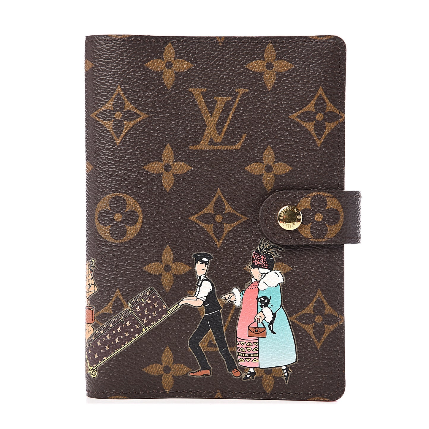 Monogram Illustre Small Ring Agenda Rose
