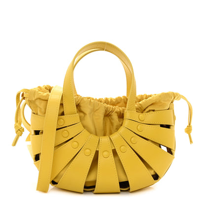 Bottega Veneta French Calfskin Small Shell Bag Yellow 1 of 11