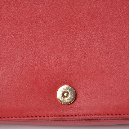 Saint Laurent Calfskin Classic Y Satchel Red 13 of 25