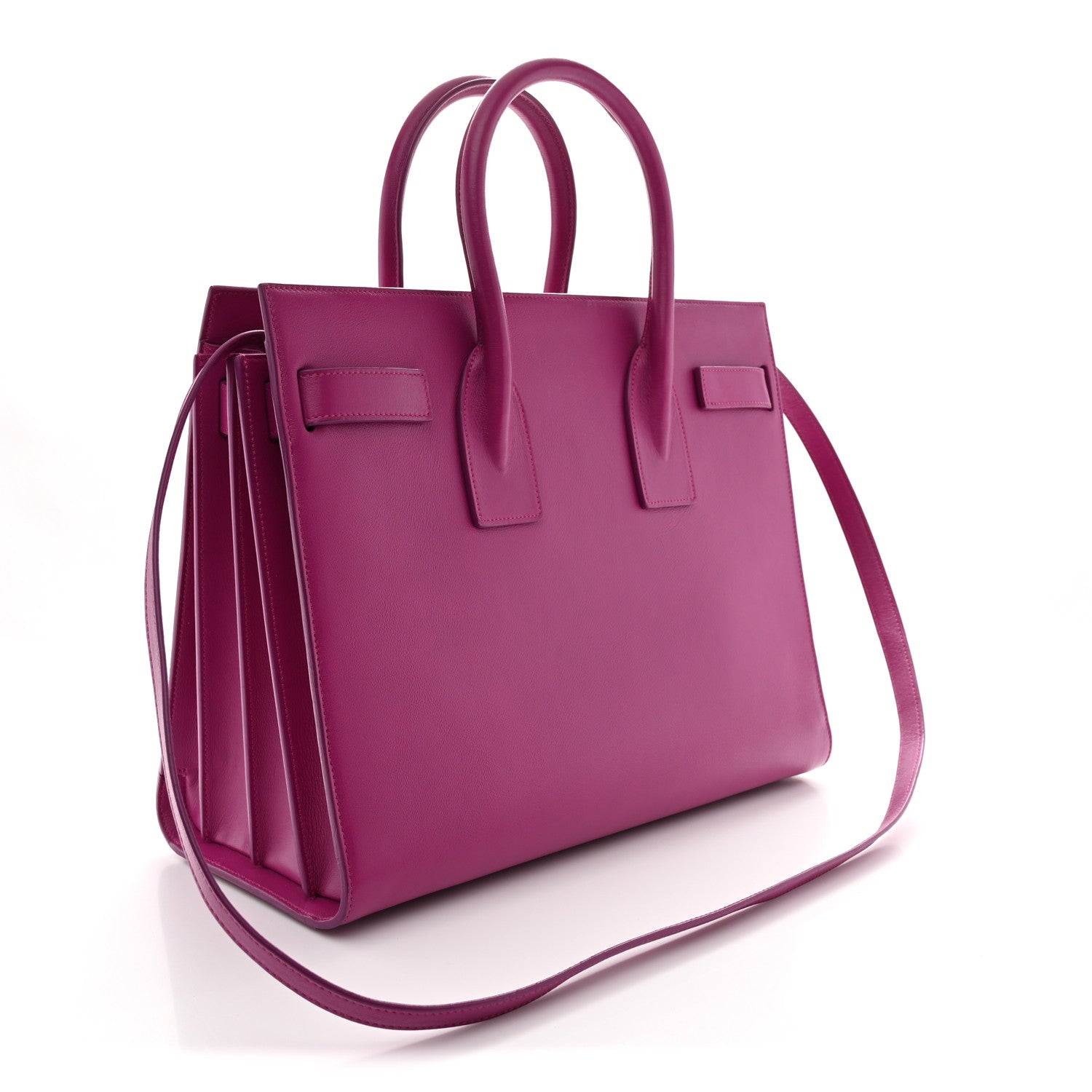 Saint Laurent Calfskin Small Sac De Jour Electric Pink 3 of 12