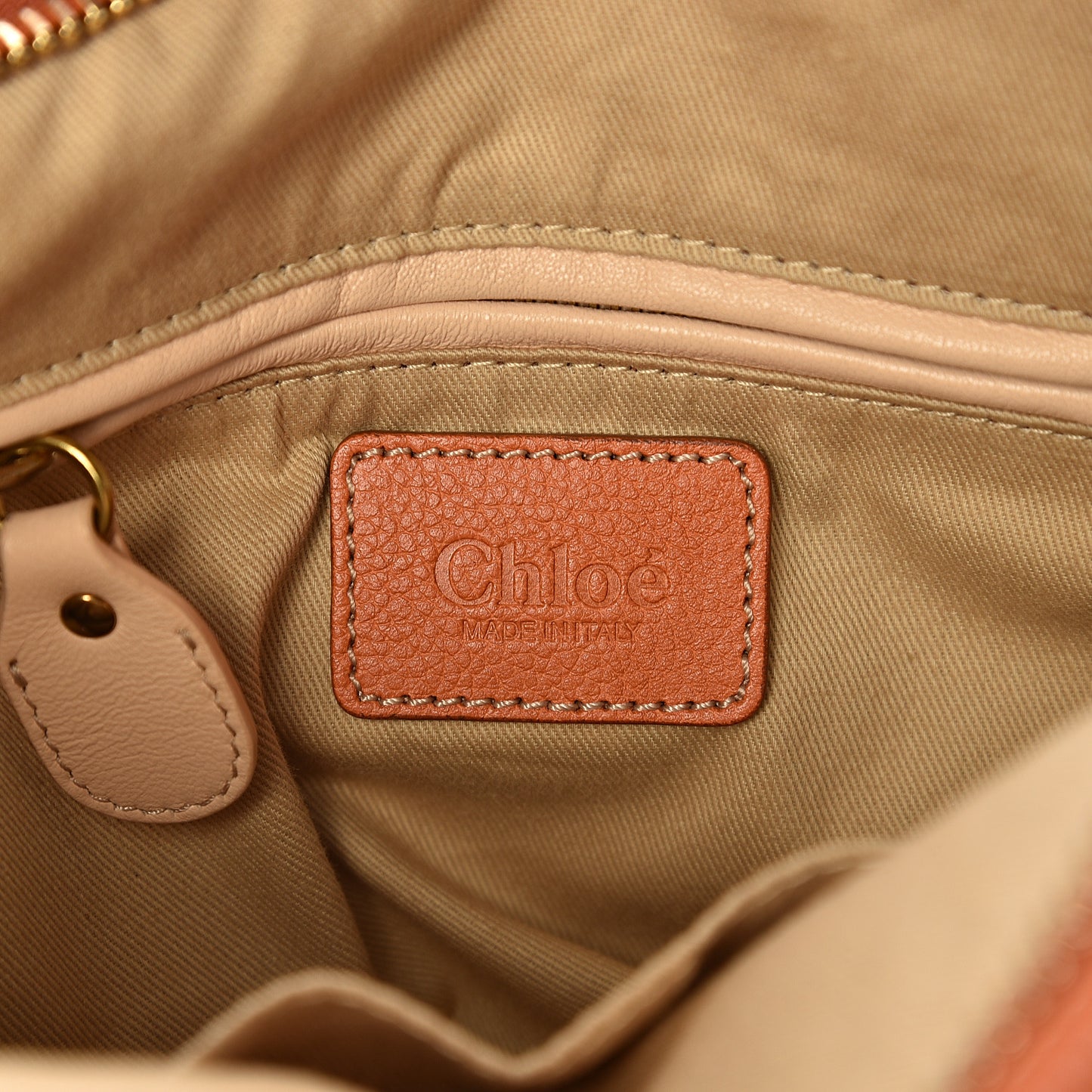 Calfskin Small Paraty Suntan