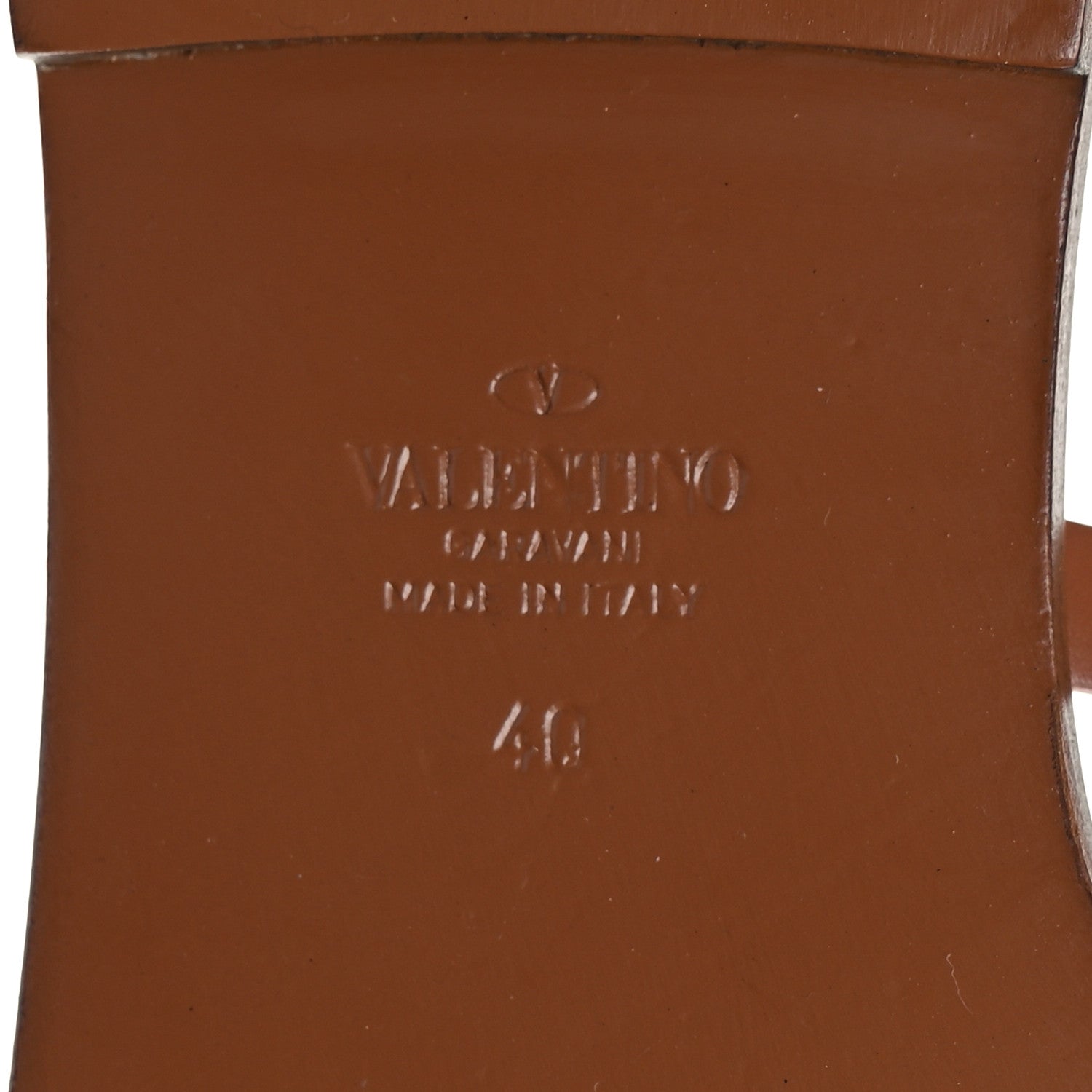 Valentino Garavani Calfskin Rockstud Flair Flat Thong Sandals 40 Selleria 6 of 7
