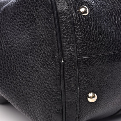 Gucci Calfskin Vintage Web Medium Boston Black 9 of 19