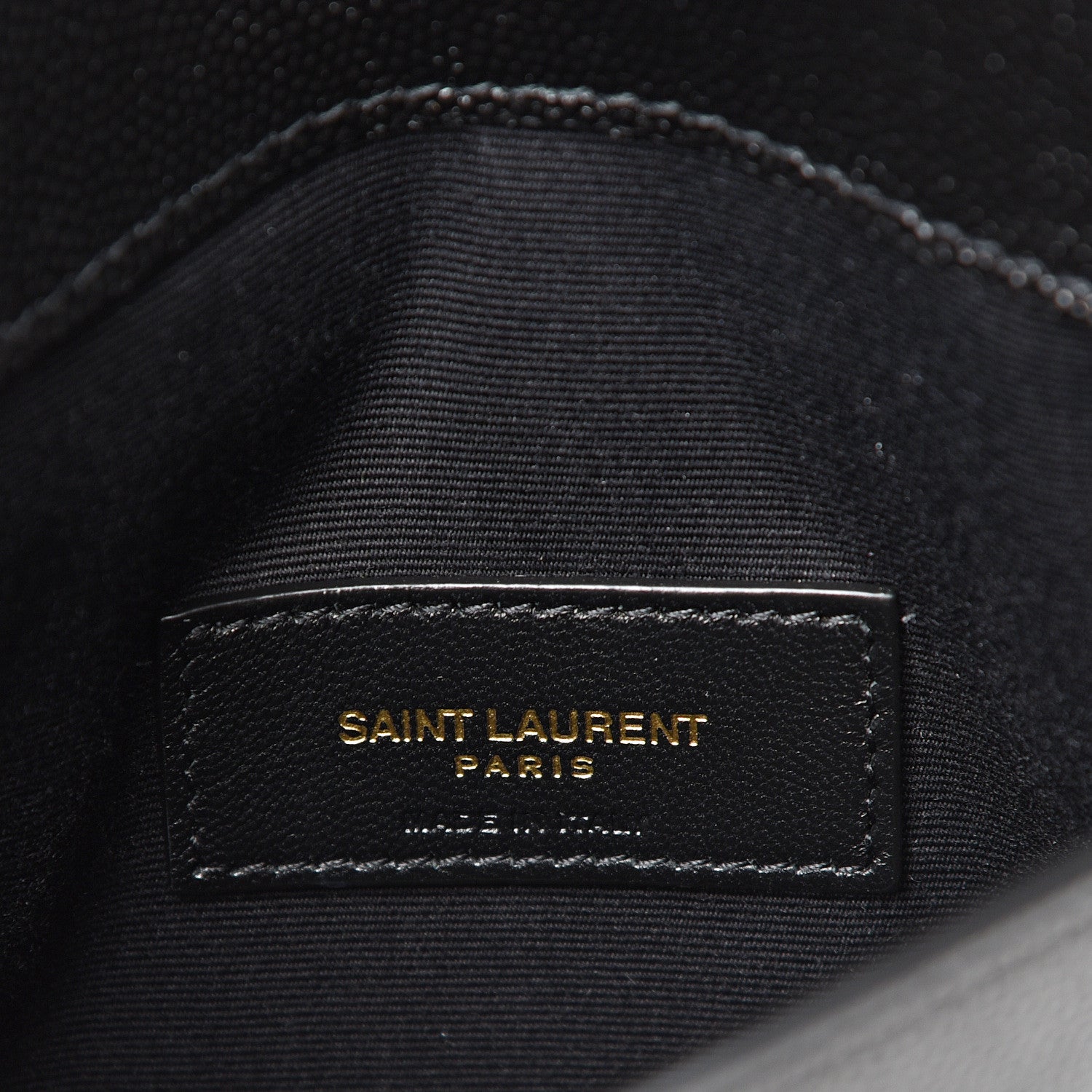 Saint Laurent Grain De Poudre Uptown Baby Pouch Black 5 of 7