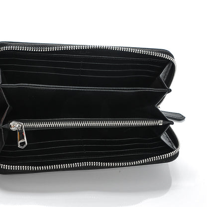 Givenchy Calfskin Star Pandora Zip Around Wallet Black Red 5 of 6