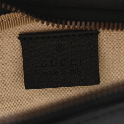 Gucci Grained Calfskin Small Logo Belt Bag Black 6 of 10