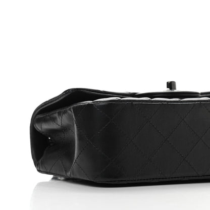 Chanel Lambskin Quilted Mini Rectangular Flap So Black 8 of 9