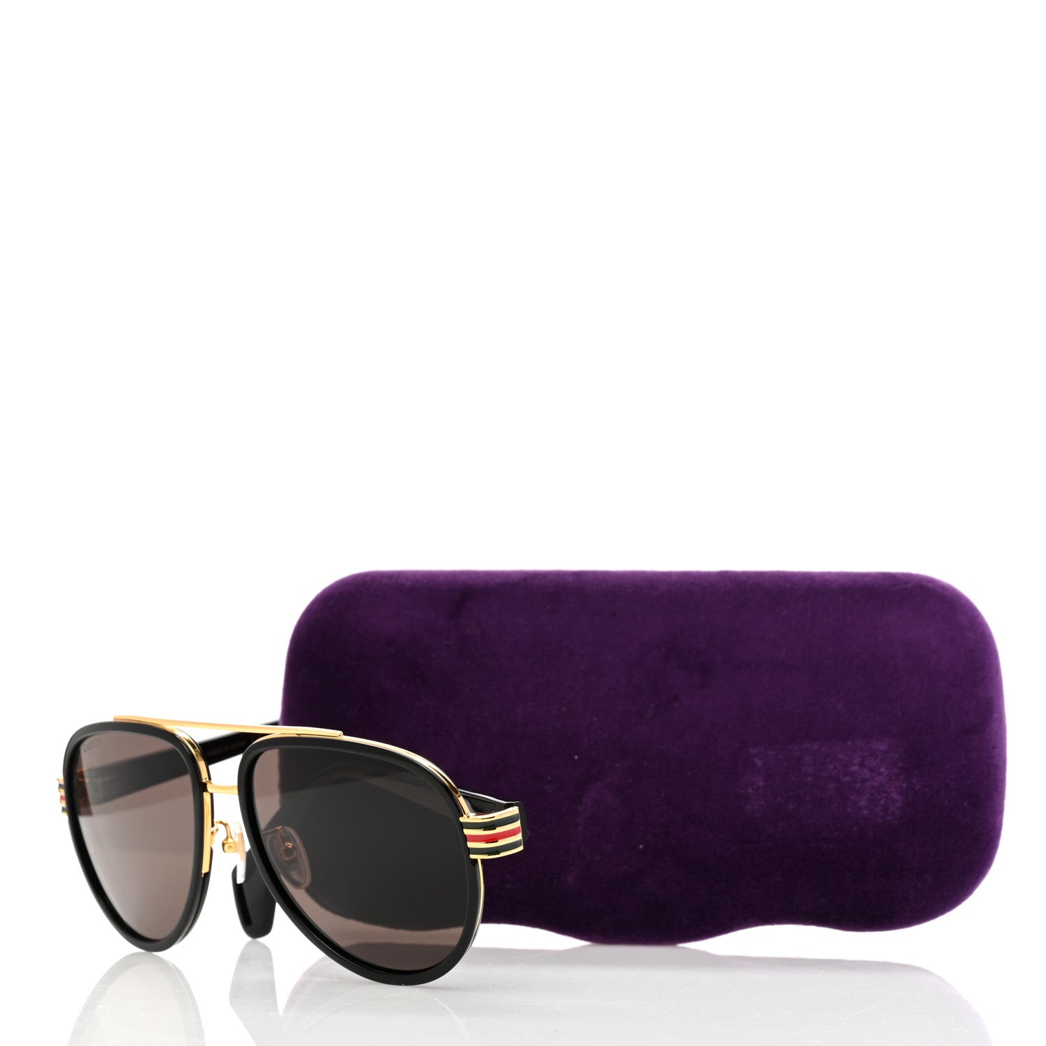 Gucci Acetate Aviator Sunglasses GG0447S Black 8 of 8