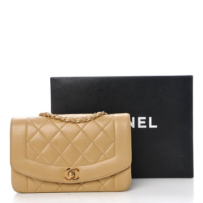 Chanel Lambskin Quilted Small Single Flap Beige 13 of 13