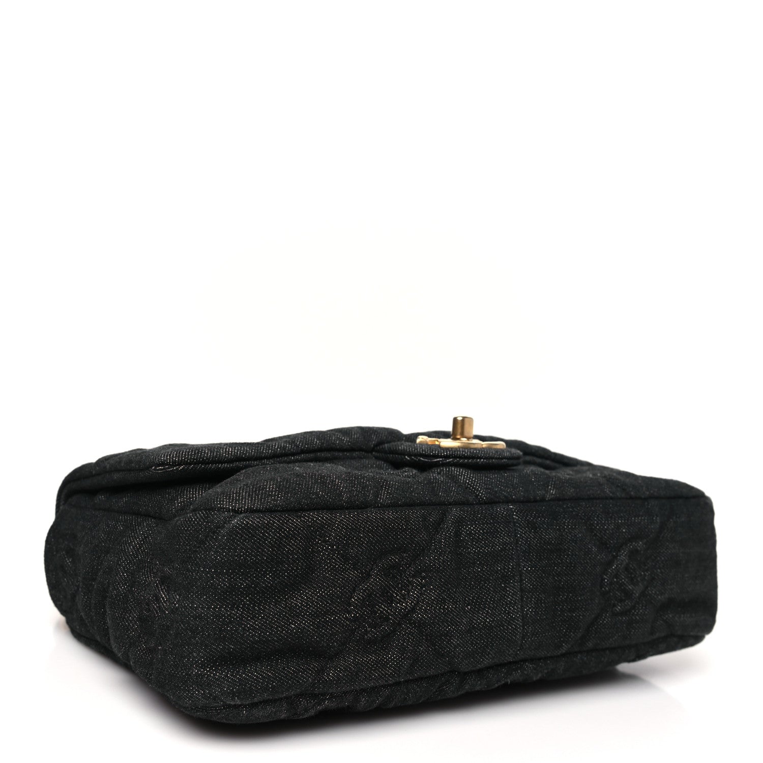 Chanel Denim Quilted Medium Funky Town Flap Black 4 of 10