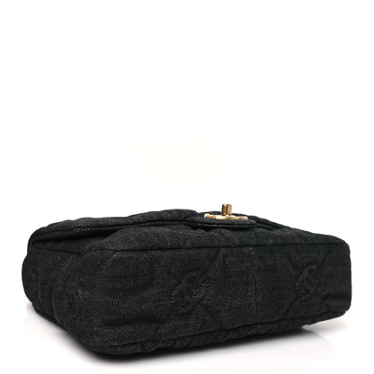 Chanel Denim Quilted Medium Funky Town Flap Black 4 of 10