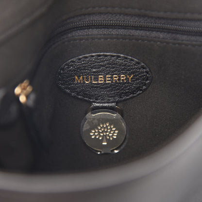 Mulberry Glossy Goatskin Small Lily Flap Black 6 of 9