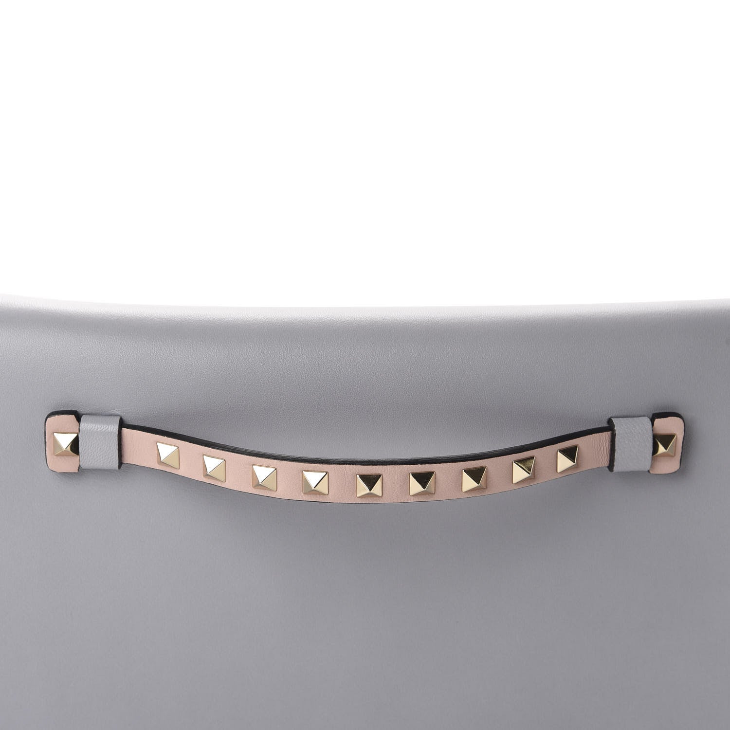 Valentino Garavani Nappa Watercolor Rockstud Wristlet Clutch Rose Green Yellow Sky 9 of 9