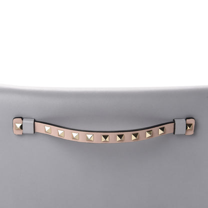 Valentino Garavani Nappa Watercolor Rockstud Wristlet Clutch Rose Green Yellow Sky 9 of 9