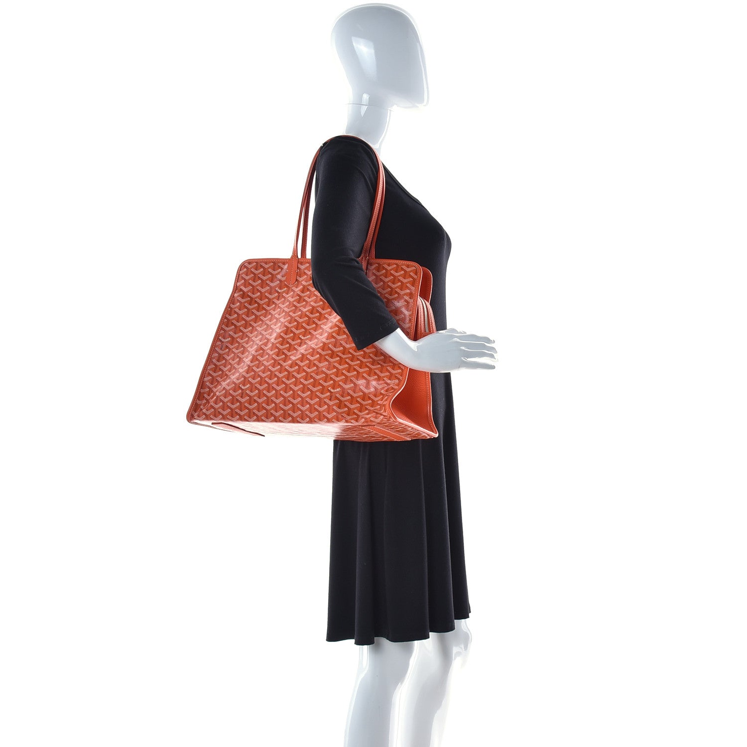 Goyard Goyardine Sac Hardy Pet Carrier PM Orange 2 of 13
