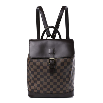 Louis Vuitton Damier Ebene Soho Backpack 1 of 8
