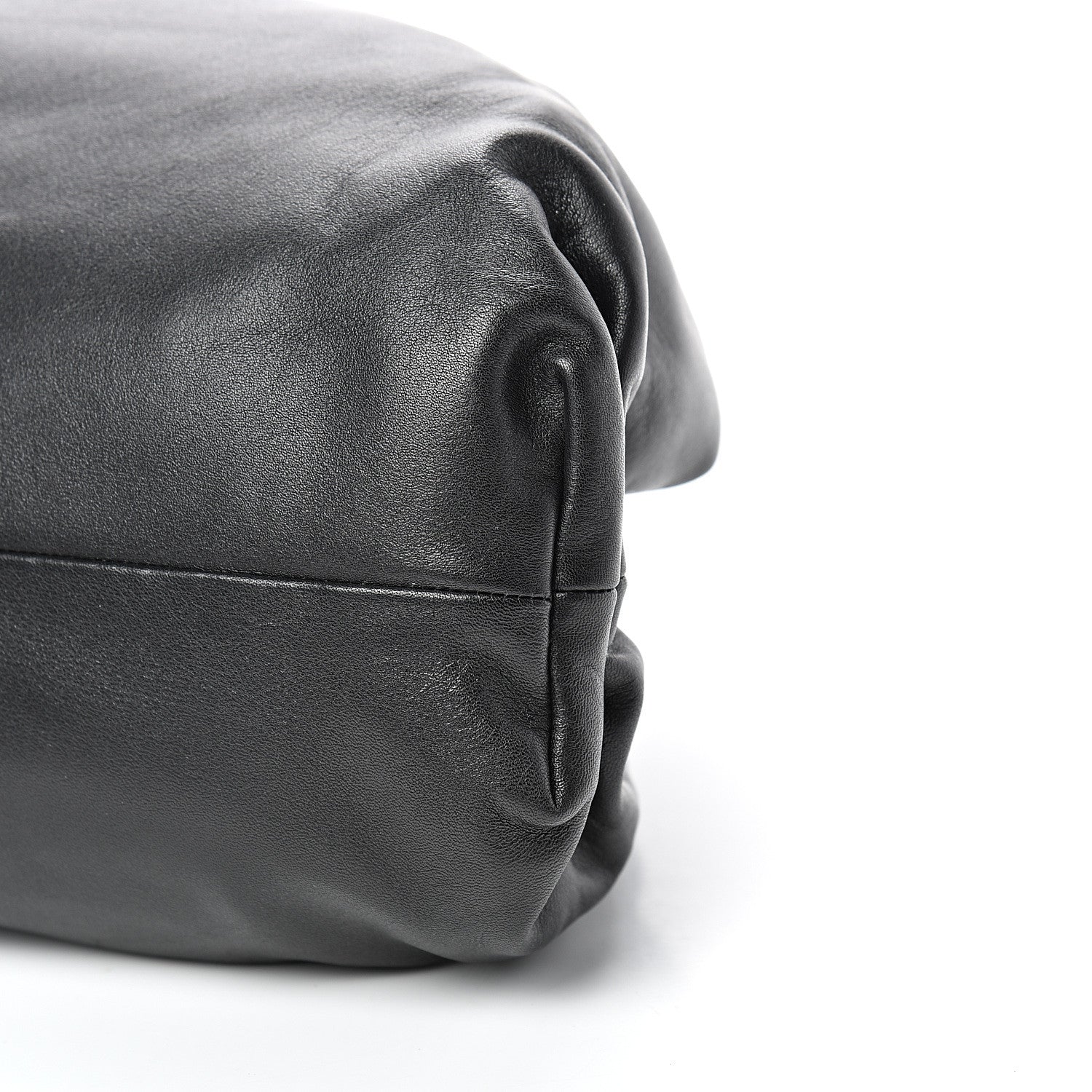Bottega Veneta Smooth Butter Calf The Pouch Oversized Clutch Black 10 of 10