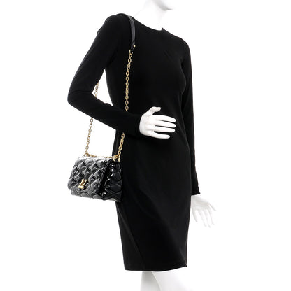 Louis Vuitton Patent Malletage GO-14 PM Black 2 of 6