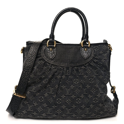 Louis Vuitton Denim Neo Cabby MM Black 1 of 9