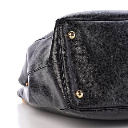 Prada Saffiano Large Galleria Double Zip Tote Black 8 of 10