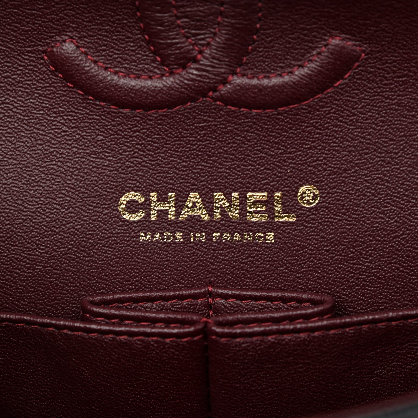 Caviar Quilted Small Double Flap Black
