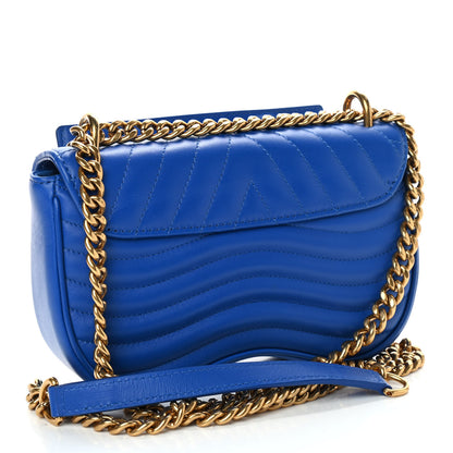 Louis Vuitton Calfskin New Wave Chain PM Blue Neon 3 of 9