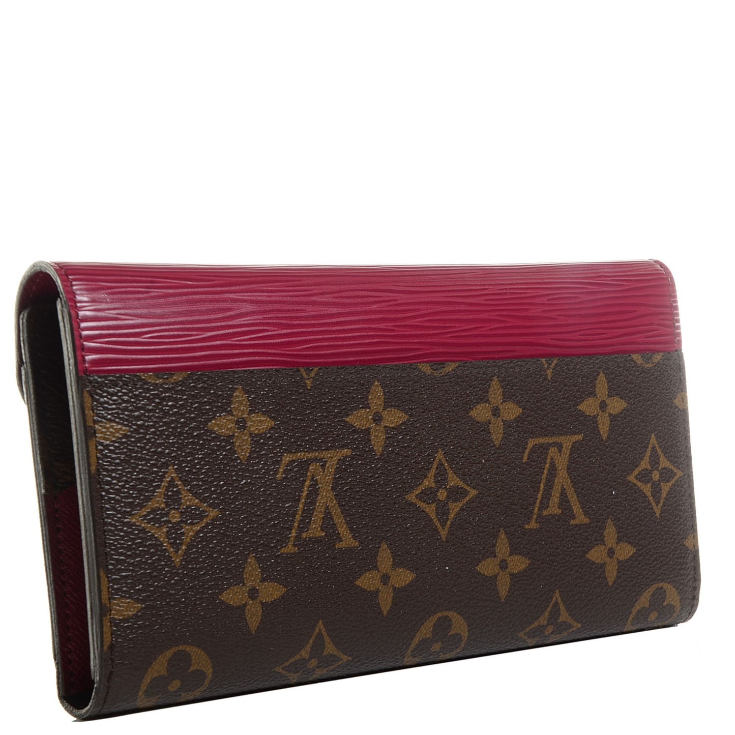 Monogram Epi Marie-Lou Long Wallet Fuchsia