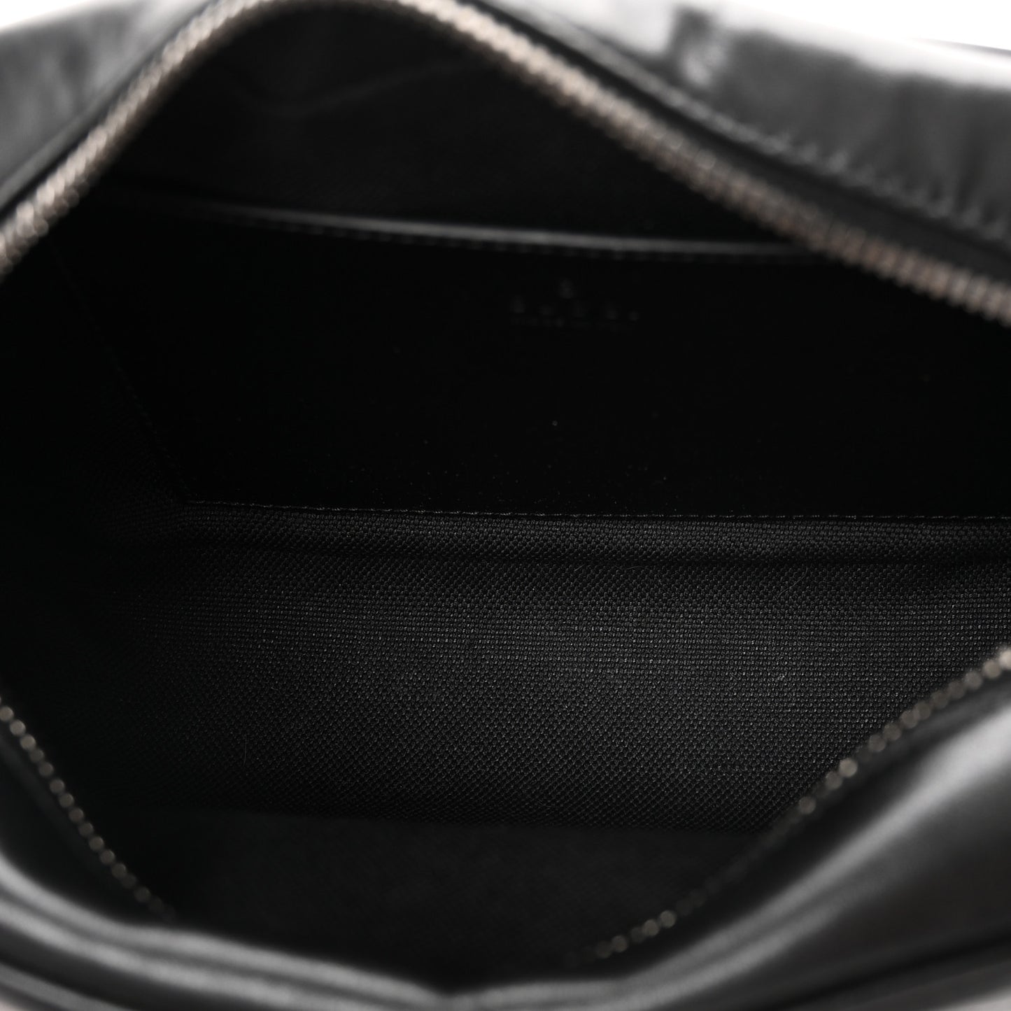 Calfskin Matelasse Monochrome Small GG Marmont Chain Shoulder Bag Black