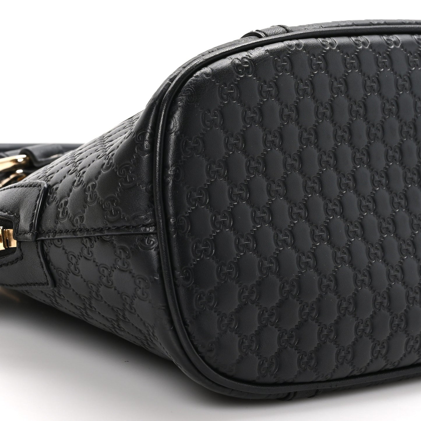 Microguccissima Mini Dome Bag Black