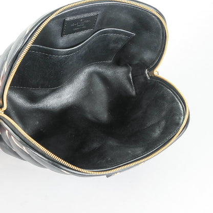 Louis Vuitton Lambskin Malletage Alma Pochette Black 6 of 8