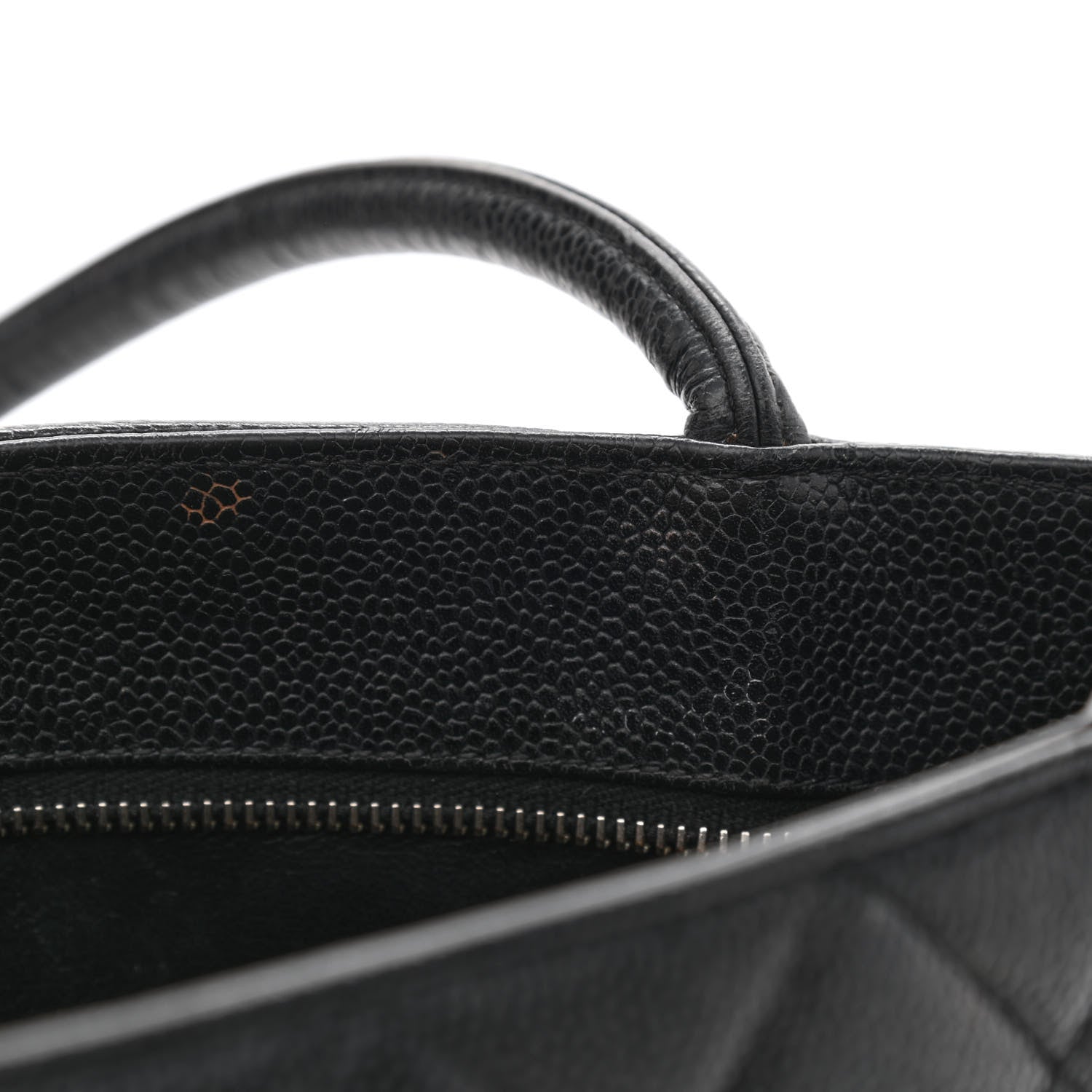 Chanel Caviar Quilted Medallion Tote Black 16 of 27