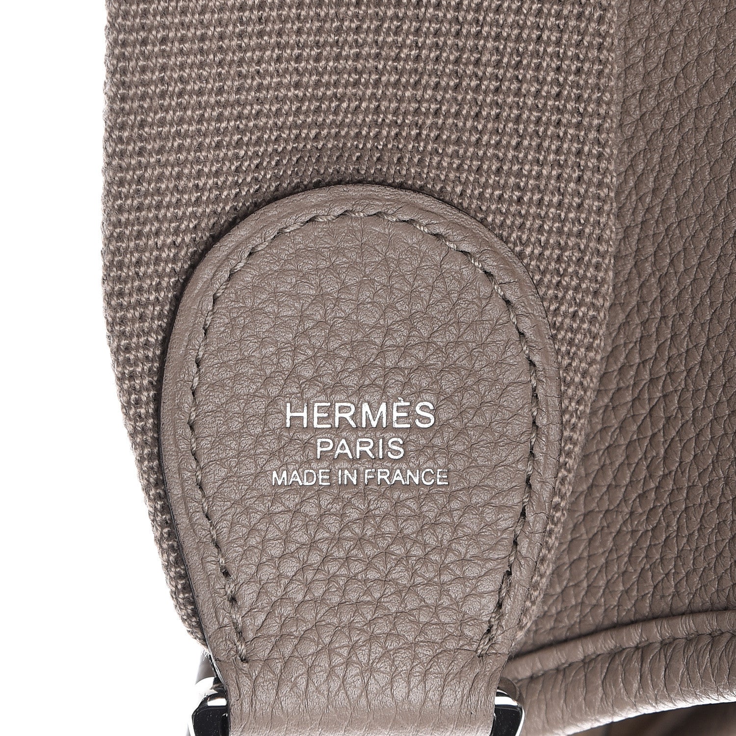 Hermes Taurillon Clemence Evelyne III GM Gris Asphalte 7 of 11
