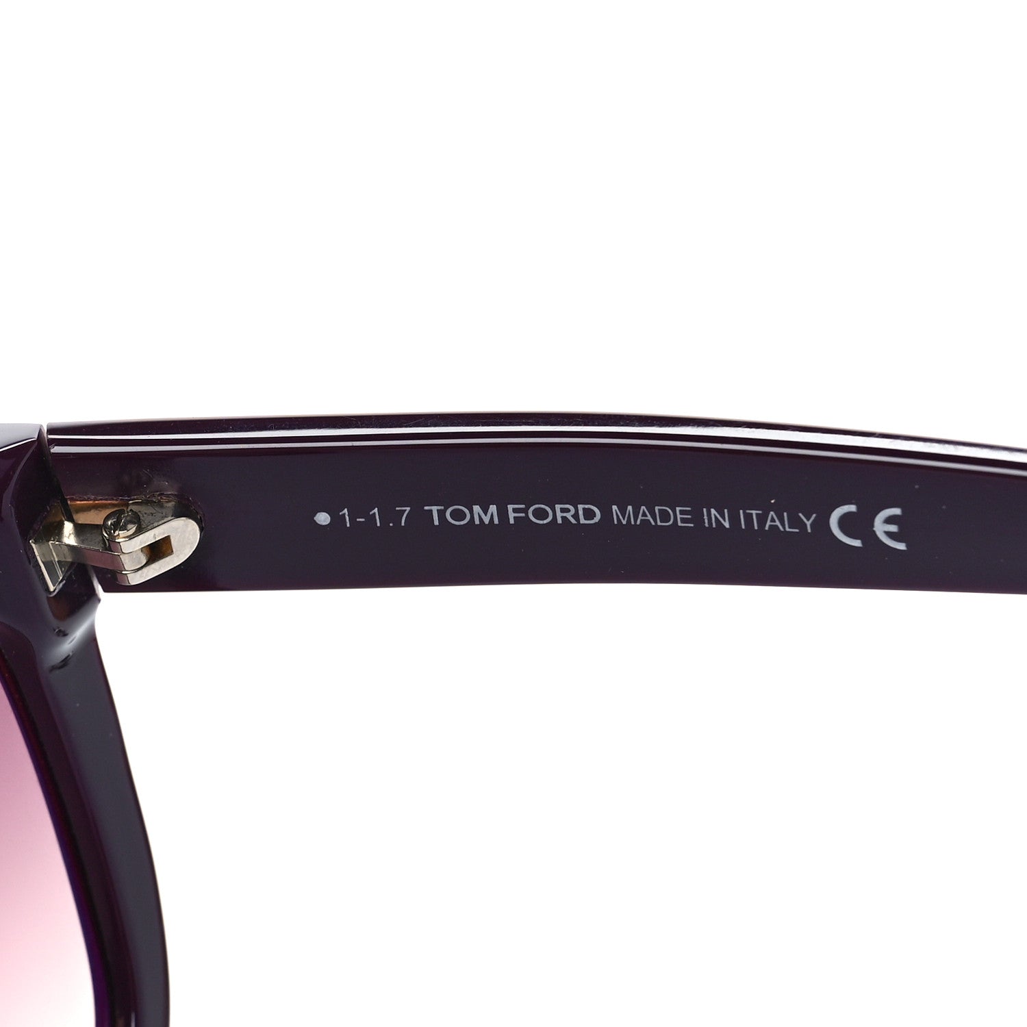 Tom Ford Acetate Alistair Cat Eye Sunglasses TF524 Purple 5 of 7