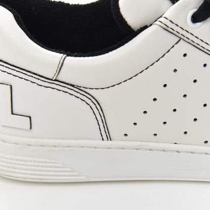 Chanel Calfskin Womens Logo Sneakers 39 White Black 11 of 23