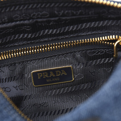 Prada Denim Cosmetic Pouch Bleu 5 of 6