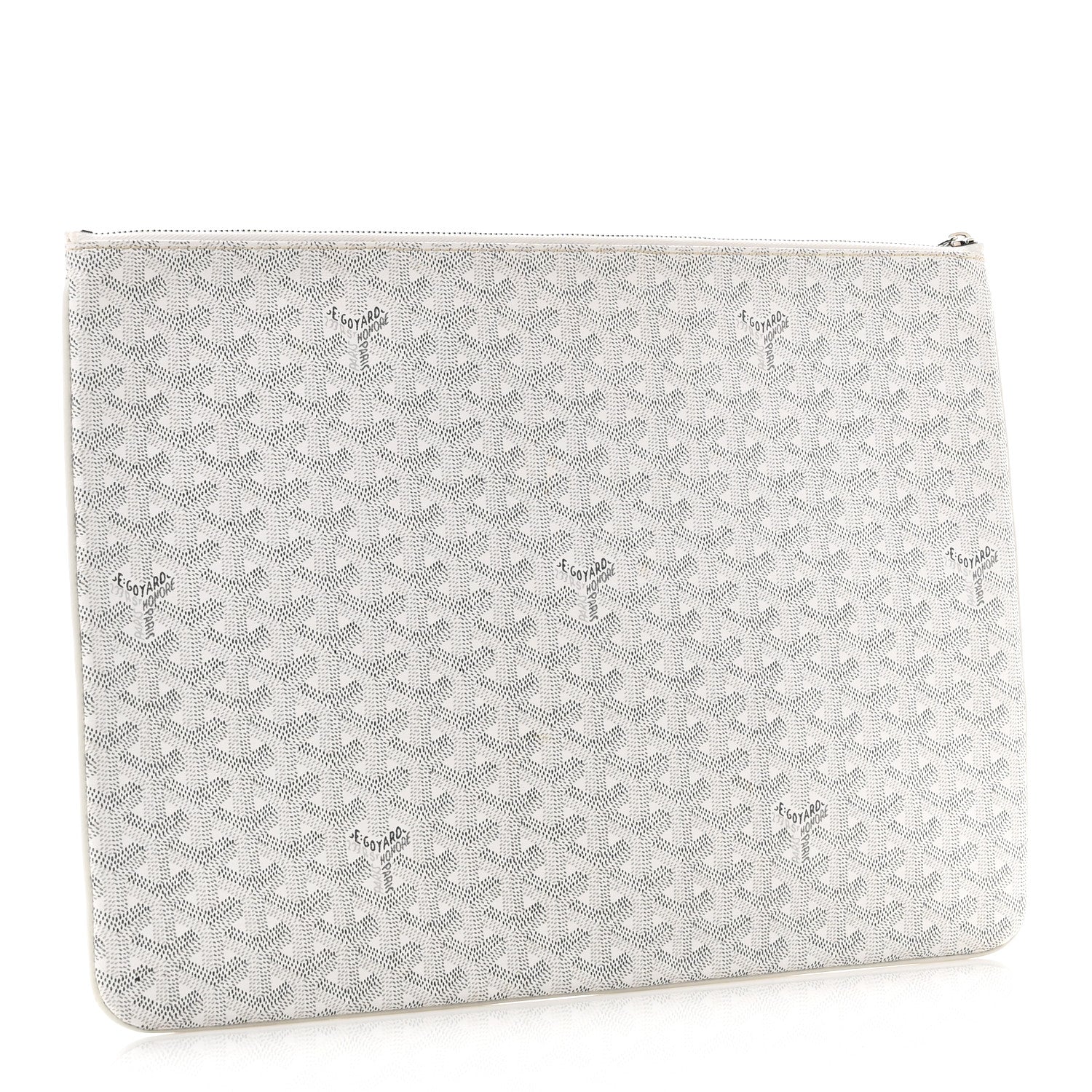 Goyard Goyardine Senat Pochette GM White 3 of 7