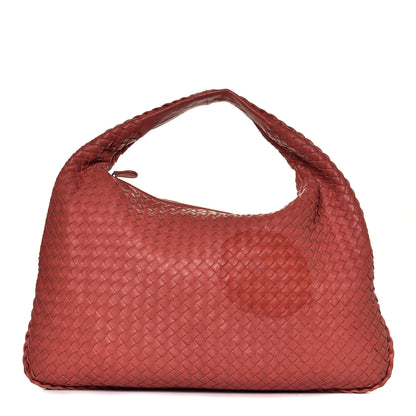 Bottega Veneta Nappa Intrecciato Large Veneta Hobo Red 1 of 5