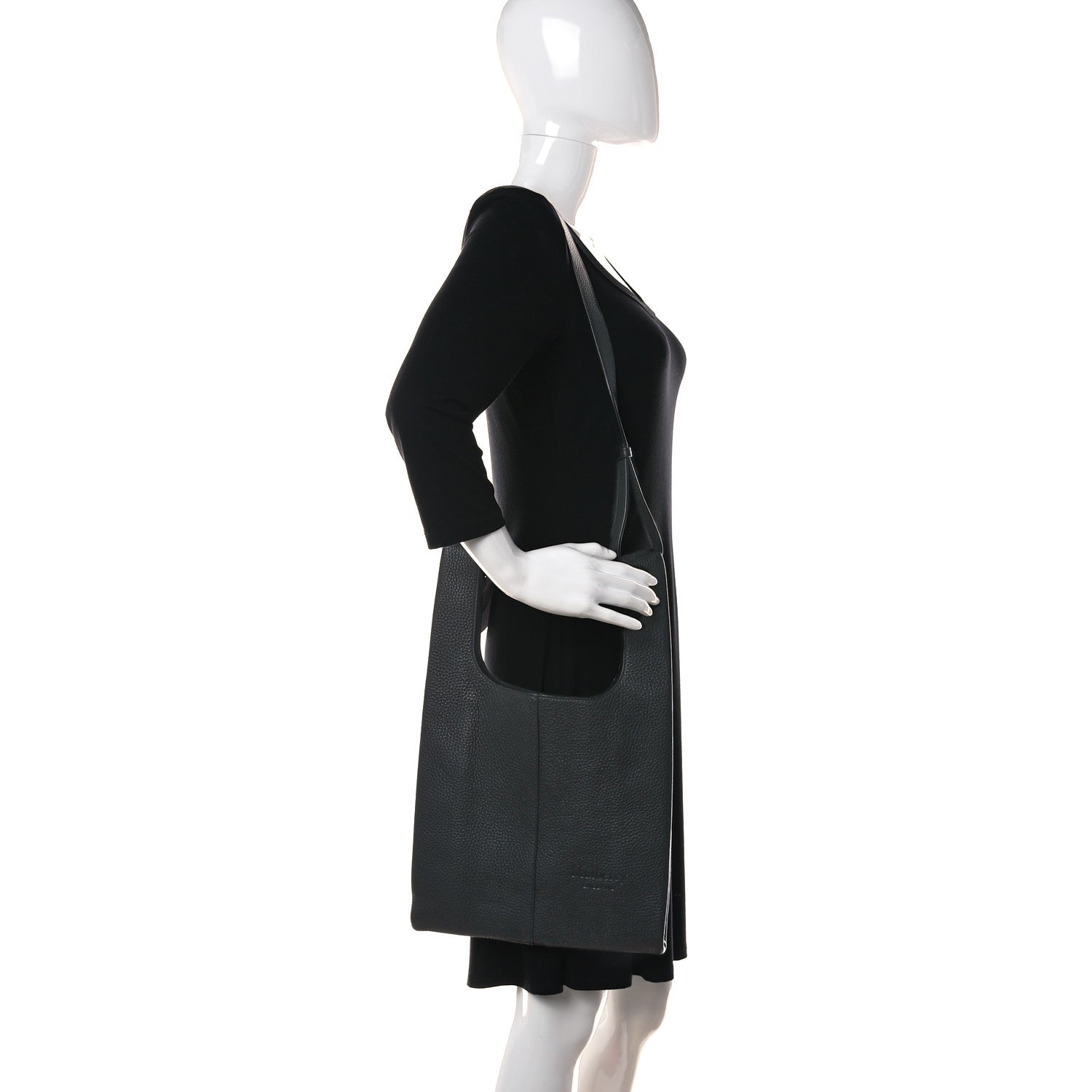 Mulberry Calfskin Heavy Grain Portobello Tote Black 2 of 8