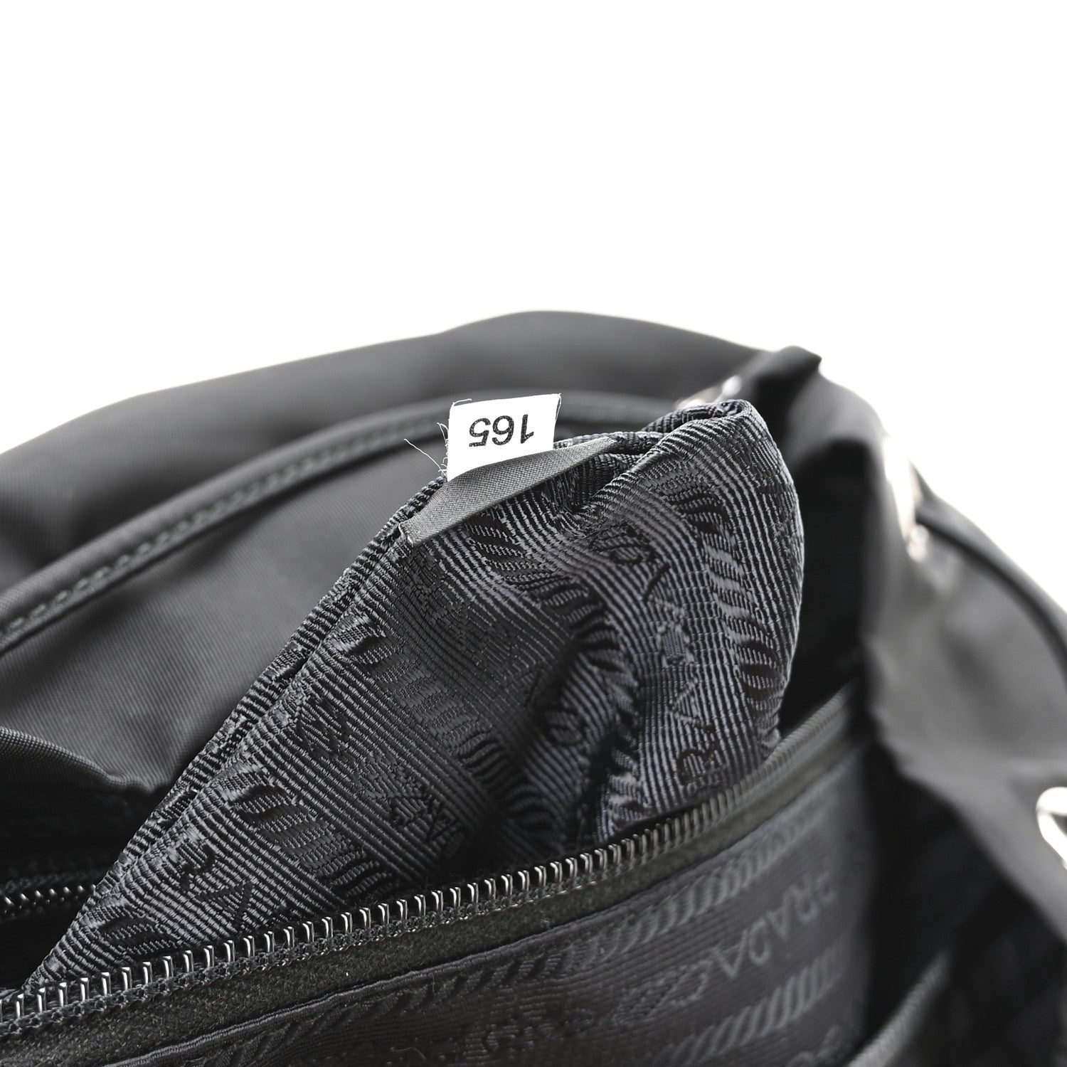 Prada Nylon Vela Medium Backpack Black 8 of 11