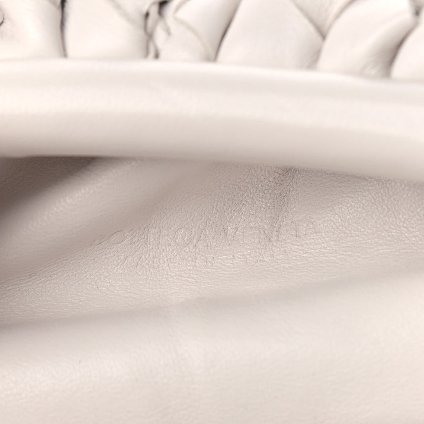 Nappa Intrecciato The Mini Pouch Plaster