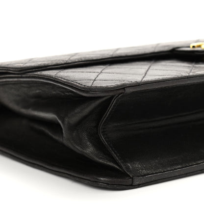 Chanel Lambskin Quilted Clutch With Chain Flap Black 8 of 10